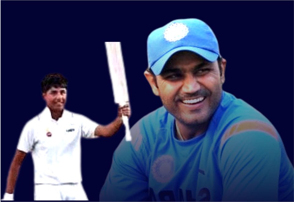 Aryavir Sehwag Smashes Double Century in Cooch Behar Trophy 8 Aryavir-Sehwag