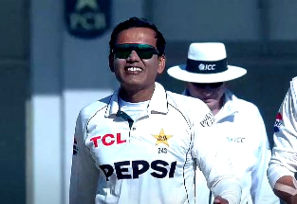 Nauman Ali Makes History as First Pakistani Spinner with Test Hat Trick