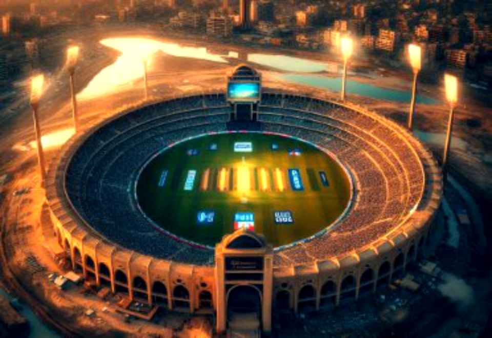 Gaddafi-Stadium-Encircled-by-Deep-Moat-Ahead-of-Cricket-Action