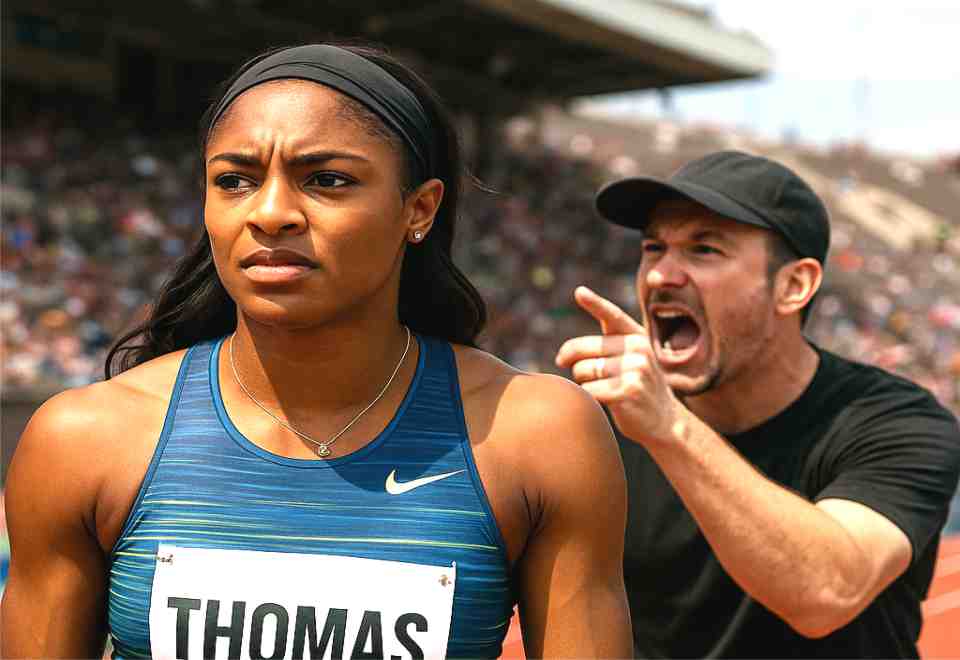 gabby thomas,speaks,scandal