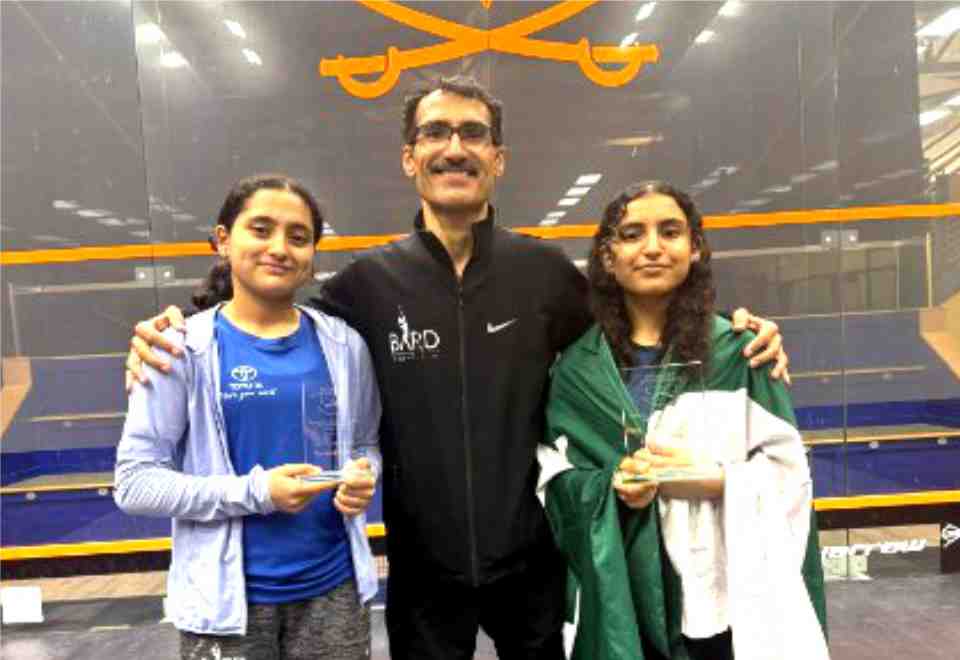 pakistani sisters,squash,history,US