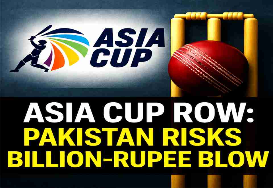asia cup,row, pakistan,risks,billion rupee,blow
