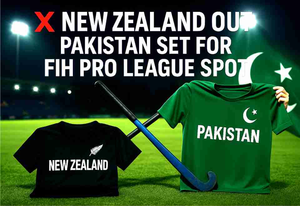 new zealand out,pakistan set,fih,pro,league,spot