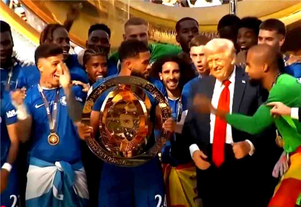 trump,show,chelsea,psg,glub,world cup,final