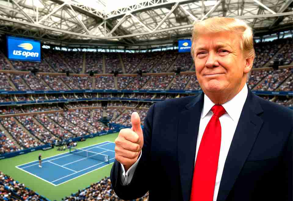 US Open 2025 Final Donald Trump Returns After 10 Years