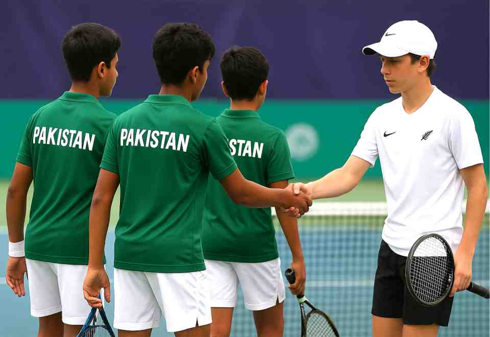 Pakistan-U-12-Tennis-Team-Stuns-New-Zealand-to-Reach-Quarterfinals