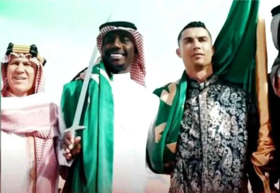 Cristiano-Ronaldo-Celebrates-Saudi-Founding-Day-with-Crown-Prince.