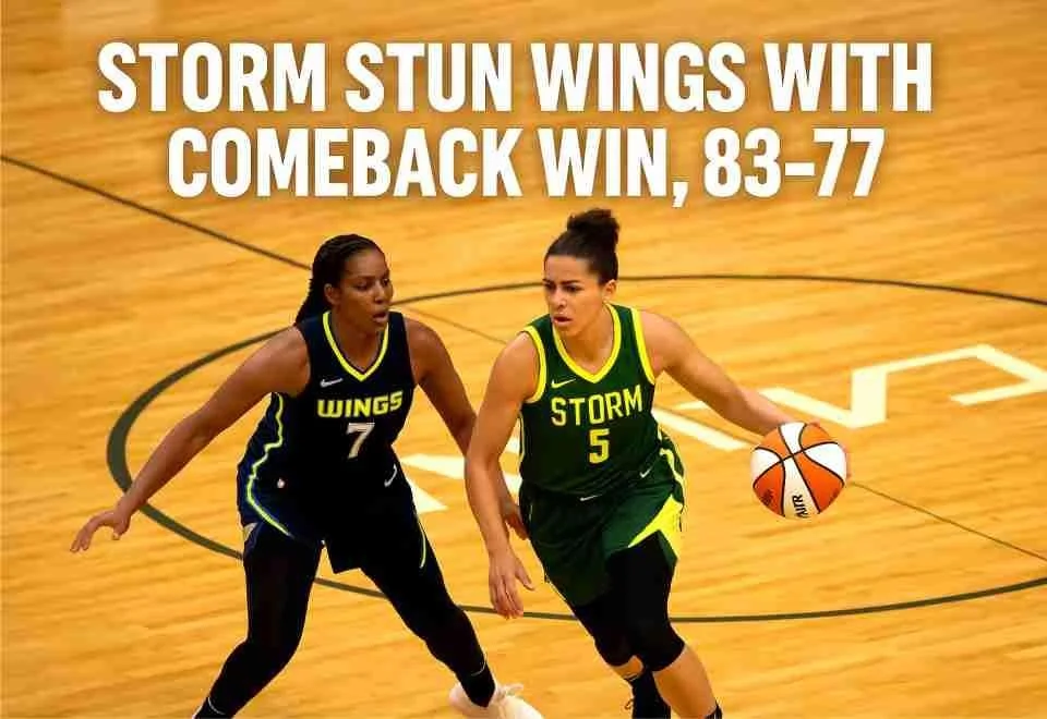 storm stun,wings,comeback,win